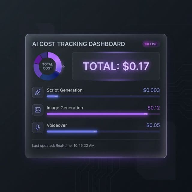 Real-Time Cost Tracking